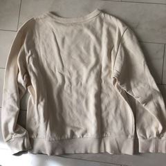 トレーナー　140 白の画像