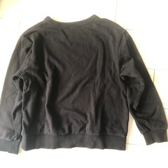 トレーナー　140 黒の画像