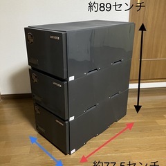 収納ケース　黒　3個　※お話し中の画像