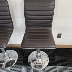 ニトリ　カウンターチェア3脚の画像