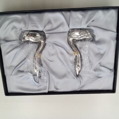 ★リユースのサカイ水戸店★ MIKIMOTO スワンメッセージスタンド シルバー H7.5×D2×W4.5 クリーニング済み MT6773の画像