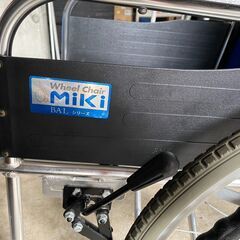  Miki BALシリーズ 車椅子 青/黒の画像