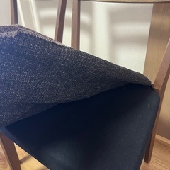 2脚セット　ダイニングチェア　椅子の画像