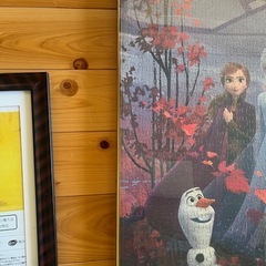 1000ピース ジグソーパズル アナと雪の女王2 秘密をめぐる物語 (51x73.5cm) 額縁　　4点セットの画像