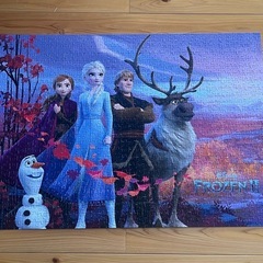 1000ピース ジグソーパズル アナと雪の女王2 秘密をめぐる物語 (51x73.5cm) 額縁　　4点セットの画像