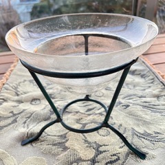 18日中の限定！美しい貝殻とアイアンとガラスのオブジェの画像