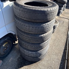 無料　195/80R15 ダンロップ　バンタイヤの画像