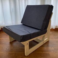 ヴィンテージ ソファー 1970年代のもの クッション新品 西海岸風の画像