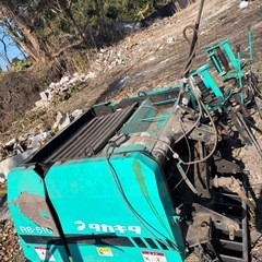 中古ミニロールベーラーとラップマシンの画像