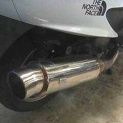 SUZUKI バーグマン200 白 エンジン始動動画 自賠責保険で乗れます 半額配送キャンペーン 現状渡し諸経費￥0- 横浜 P-Yardの画像