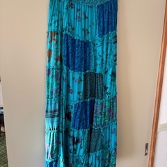 チチカカ カラフル パッチワーク ロングスカートの画像