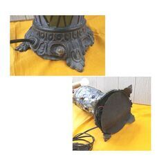 アンティーク風 スタンドライト ステンドグラス 3灯 テーブルランプ 卓上 間接照明 西岡店の画像