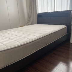 ★中古品★ニトリ Nスリープマットレス+ベッドフレームの画像
