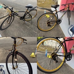 【取引中】黒金 クロスバイク リグ       の画像