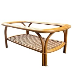 ラタン　テーブル　の画像