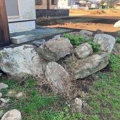 庭石0円もらってください引き取り限定の画像