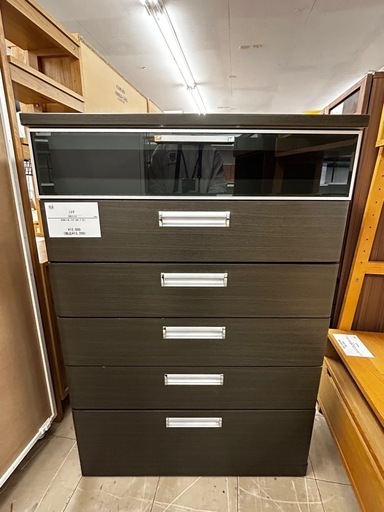 ニトリ　6段チェスト　アイビス90 ブラウン