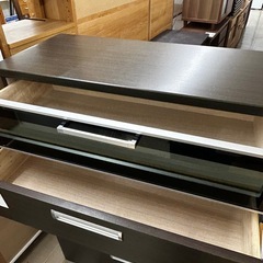 ニトリ　6段チェスト　アイビス90    ブラウンの画像