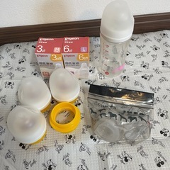 哺乳瓶、ミルクウォーマーなどの画像