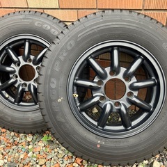 ハイエースに使用のタイヤホイールセット　　195/80R15の画像