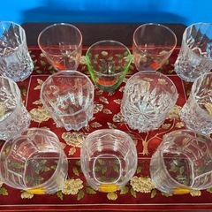 グラスまとめ売り 12点セット（ウイスキーグラス・タンブラー 他）の画像