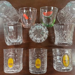 グラスまとめ売り 12点セット（ウイスキーグラス・タンブラー 他）の画像