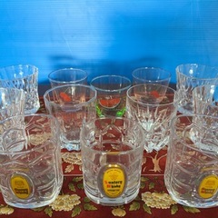 グラスまとめ売り 12点セット（ウイスキーグラス・タンブラー 他）の画像