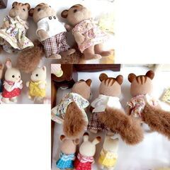 シルバニアファミリー あかりの灯る大きなお家 人形・家具・小物付き リス うさぎ ねこ 札幌市北区屯田店の画像