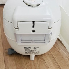 【お話中】3.5号炊き炊飯器…取説、新品未使用のしゃもじ＆計量カップ付の画像