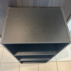 ブラック　カラーボックスの画像