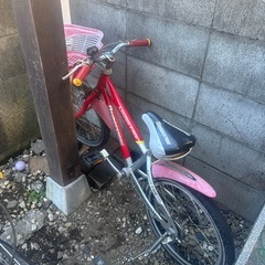 子供自転車2台の画像