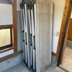 アルミ製テーブル　果樹作業台　中古の画像