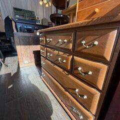 クラシック 木製チェスト 多段引き出し｜アンティーク調 収納家具 ヨーロピアンの画像