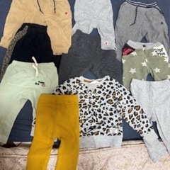 ベビー冬服80 34着の画像