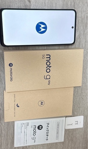 【美品】motorola moto g64y 5G SIMフリー シルバーブルー