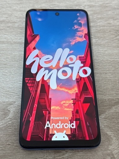 【美品】motorola moto g64y 5G SIMフリー シルバーブルー