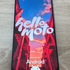 【美品】motorola moto g64y 5G SIMフリー シルバーブルーの画像