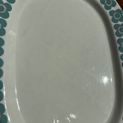 【年明けまで限定出品】Arabia　veera　サービングプレート　２枚セット　オーバルプレート　深皿　アラビア　ヴェーラの画像