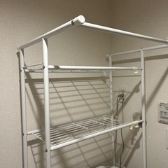 ランドリーラック　※ラックのみで洗濯機はないですの画像