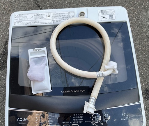 【RKGSE-397】特価！アクア/AQUA/5kg/全自動洗濯機/AQW-G50JJ/中古品/2021年製/店頭引取推奨商品/弊社近隣配達も可