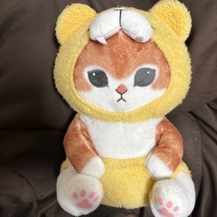 モフサンド大きめぬいぐるみくまにゃんmofusand　の画像