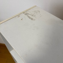 カラーボックス　白色　3段の画像