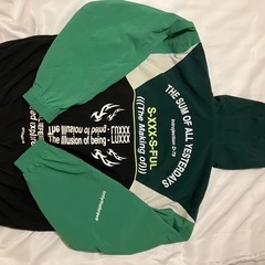 (美品)ディーゼル　ファイヤーパターン　ナイロンジャケット　DIESELの画像