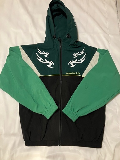 (美品)ディーゼル　ファイヤーパターン　ナイロンジャケット　DIESEL