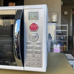 f●■ SHARP オーブンレンジ RE-190KS-W 2017年製 　50/60Hzの画像