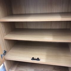 【ジャングルジャングル和歌山店】【Wa3502】食器棚  ナチュラル   中古家具  リユースショップ リサイクルショップ ライト 和歌山市 岩出市 海南市 岬町 和歌山 大阪の画像