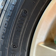 13インチ　アルミ付きスタッドレスタイヤ　4本セットの画像