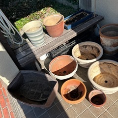 植木鉢11個の画像