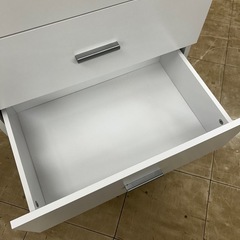 4段ローチェスト　ホワイトの画像