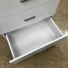 4段ローチェスト　ホワイトの画像